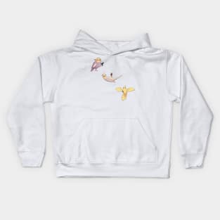 Birds with Guns Kids Hoodie